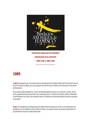 FUNDACION ANDALUZA DE FLAMENCO-archivo documental